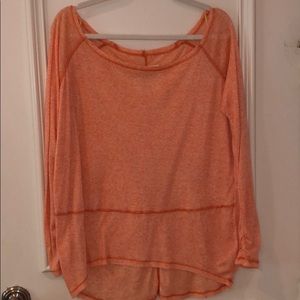 Orange Long-Sleeve Top